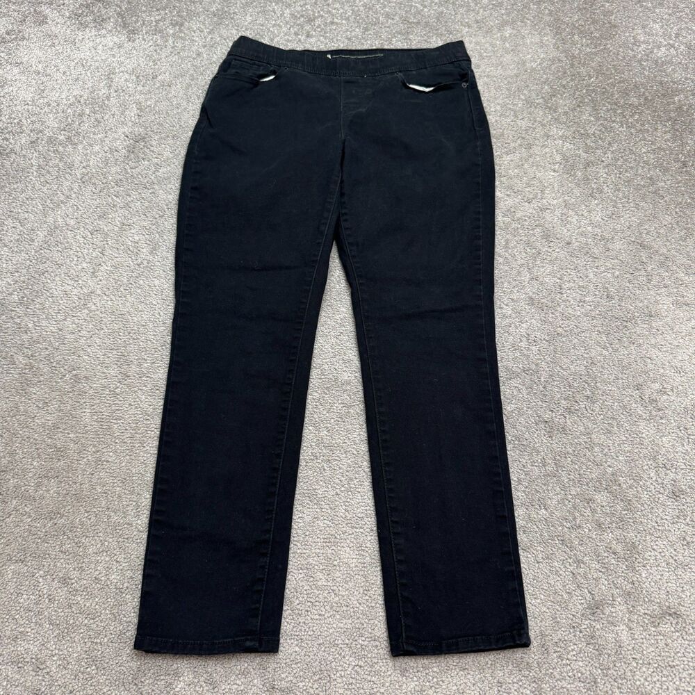 Levi's Pull On Skinny Denim Jeans Jeggings Women 8 Black 5-Pocket Stretch Casual